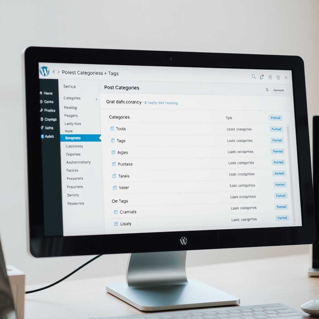 จัดการหมวดหมู่และแท็กใน WordPress